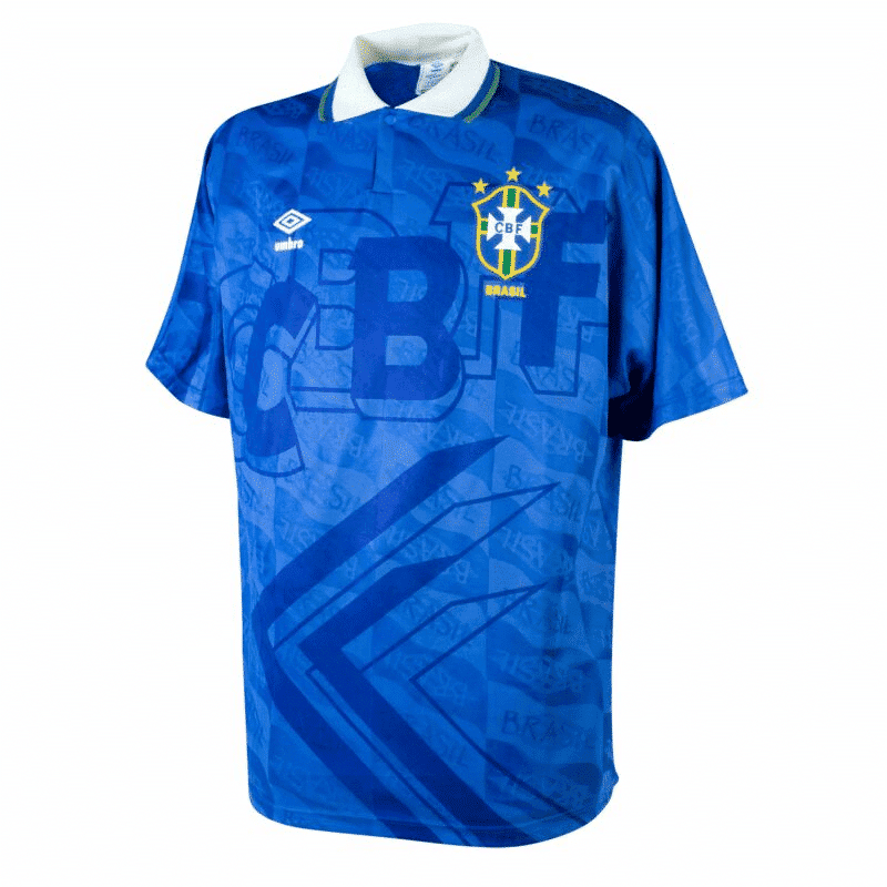Mens Brazil Retro Away Jersey 1992