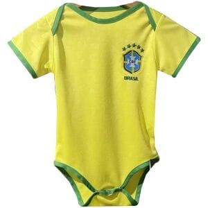 Infants Brazil Home Jersey FIFA World Cup Qatar 2022
