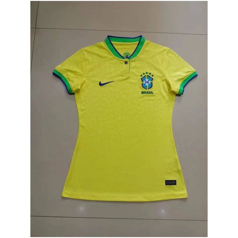 Womens Brazil Home Jersey FIFA World Cup Qatar 2022