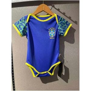 Infants Brazil Away Jersey FIFA World Cup Qatar 2022