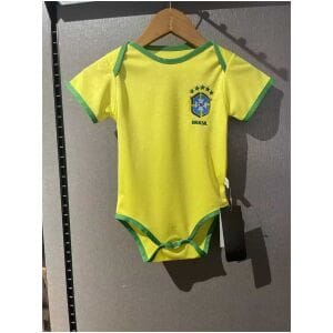 Infants Brazil Home Jersey FIFA World Cup Qatar 2022