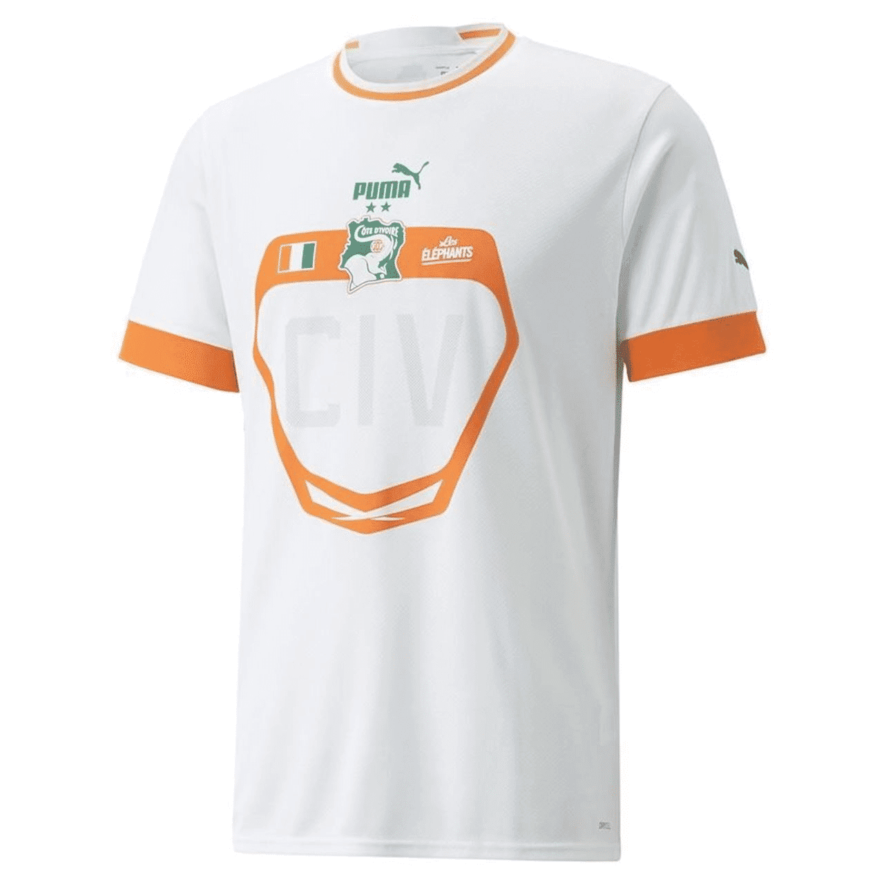 Mens Ivory Coast Away Jersey FIFA World Cup Qatar 2022