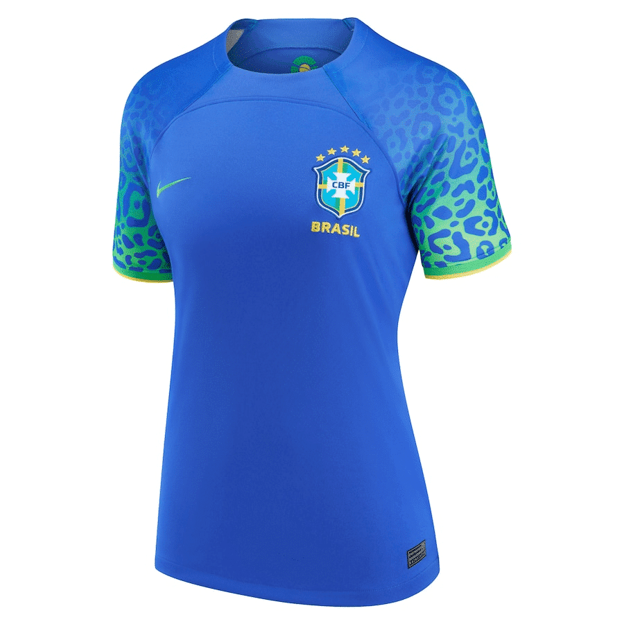 Womens Brazil Away Jersey FIFA World Cup Qatar 2022