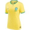 Womens Brazil Home Jersey FIFA World Cup Qatar 2022
