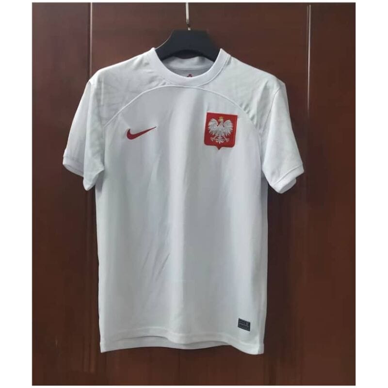 Mens Poland Home Jersey FIFA World Cup Qatar 2022