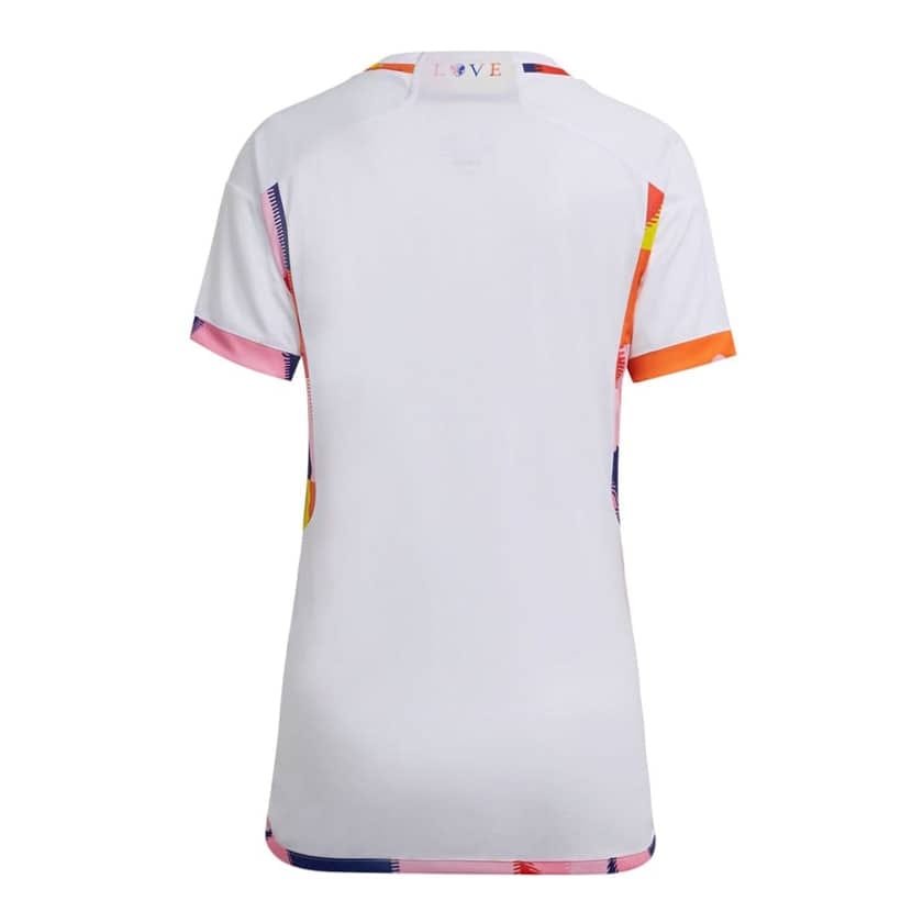 Womens Belgium Away Jersey FIFA World Cup Qatar 2022