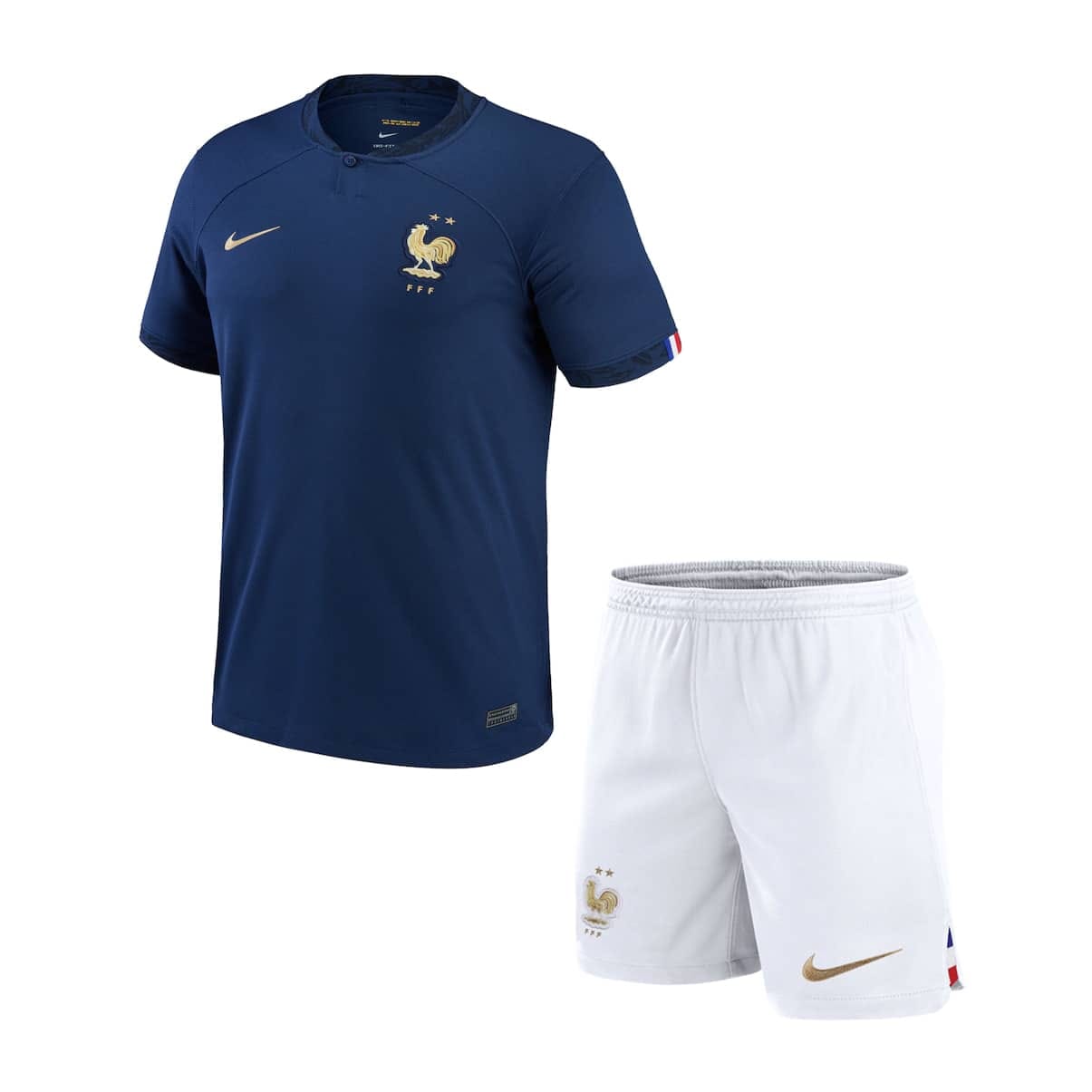 Kids France Home Jersey FIFA World Cup Qatar 2022