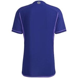Mens Argentina Away Authentic Jersey FIFA World Cup Qatar 2022 – Match??3 stars??