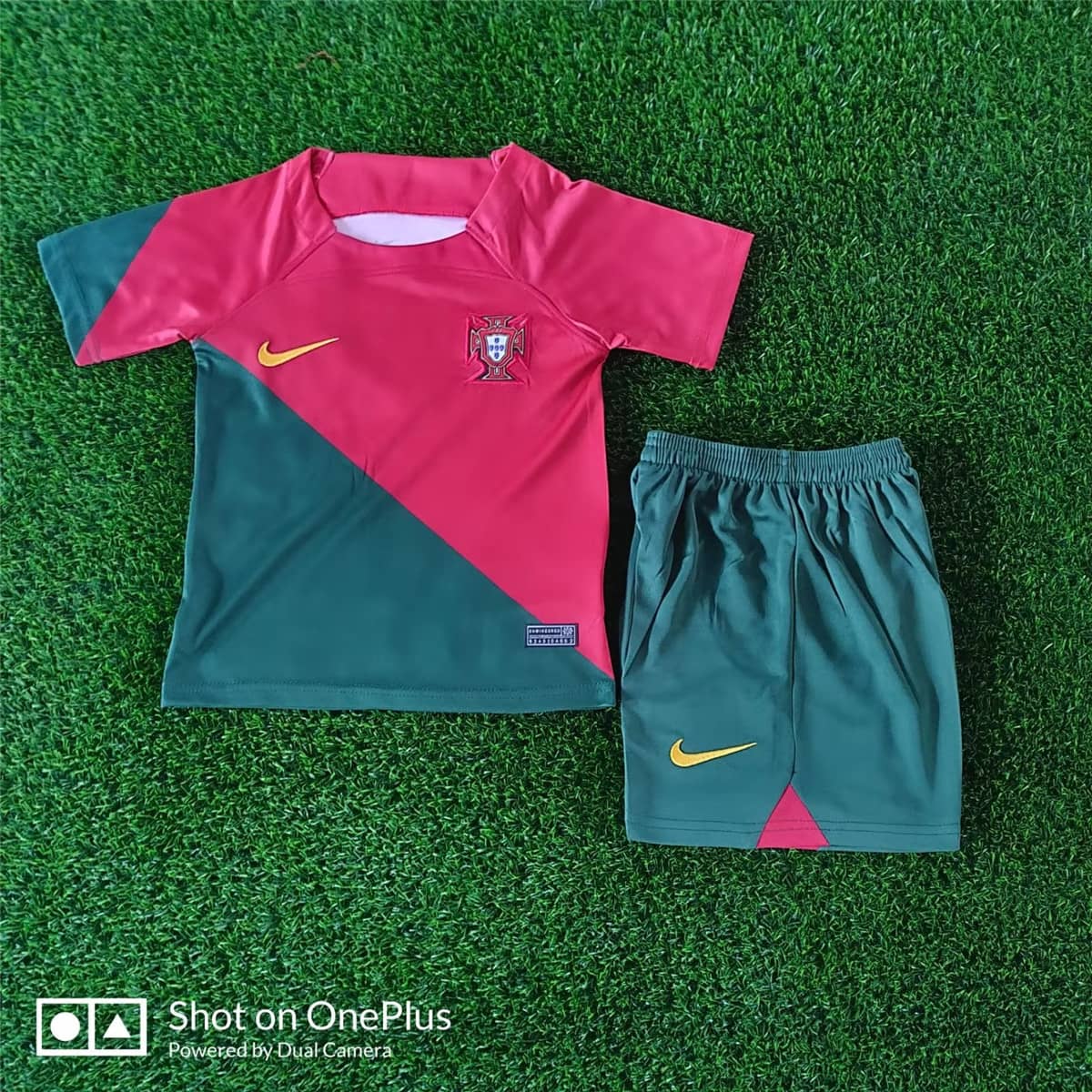 Kids Portugal Home Jersey FIFA World Cup Qatar 2022