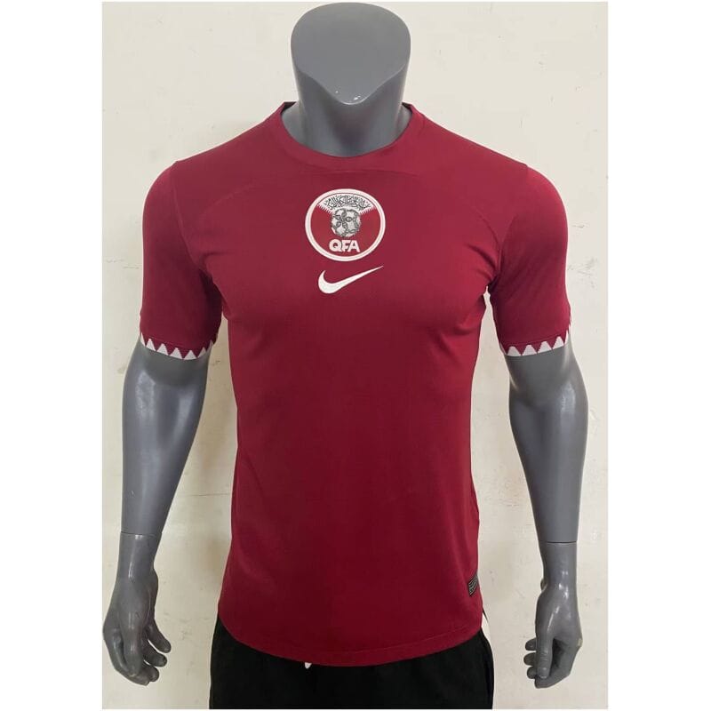 Mens Qatar Home Jersey FIFA World Cup Qatar 2022