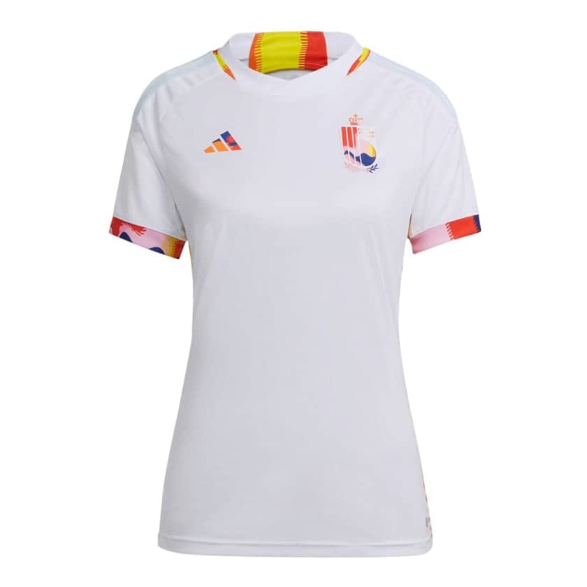 Womens Belgium Away Jersey FIFA World Cup Qatar 2022