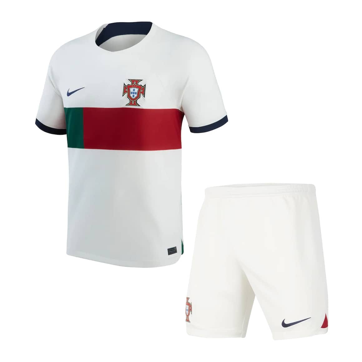 Kids Portugal Away Jersey FIFA World Cup Qatar 2022