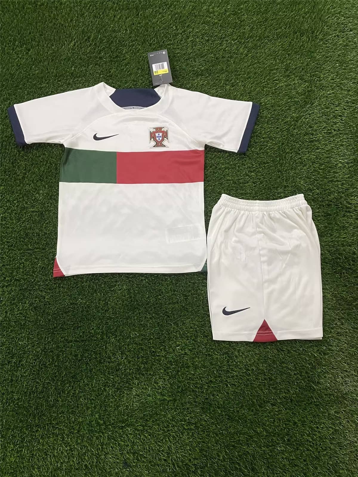 Kids Portugal Away Jersey FIFA World Cup Qatar 2022
