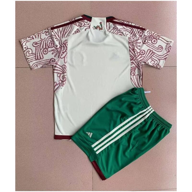 Kids Mexico Away Jersey FIFA World Cup Qatar 2022