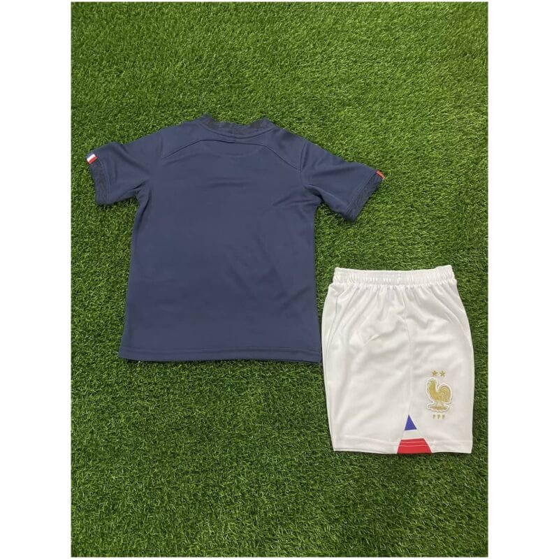 Kids France Home Jersey FIFA World Cup Qatar 2022