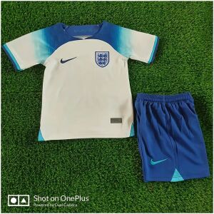 Kids England Home Jersey FIFA World Cup Qatar 2022
