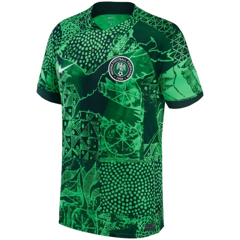 Mens Nigeria Home Jersey FIFA World Cup Qatar 2022