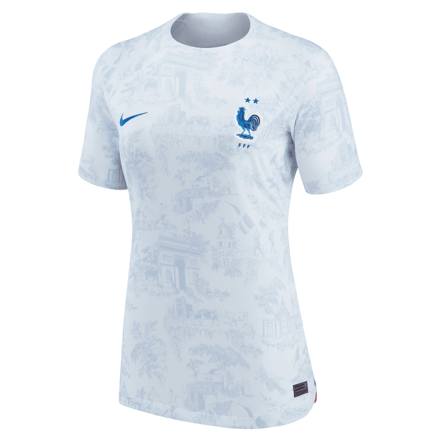 Womens France Away Jersey FIFA World Cup Qatar 2022
