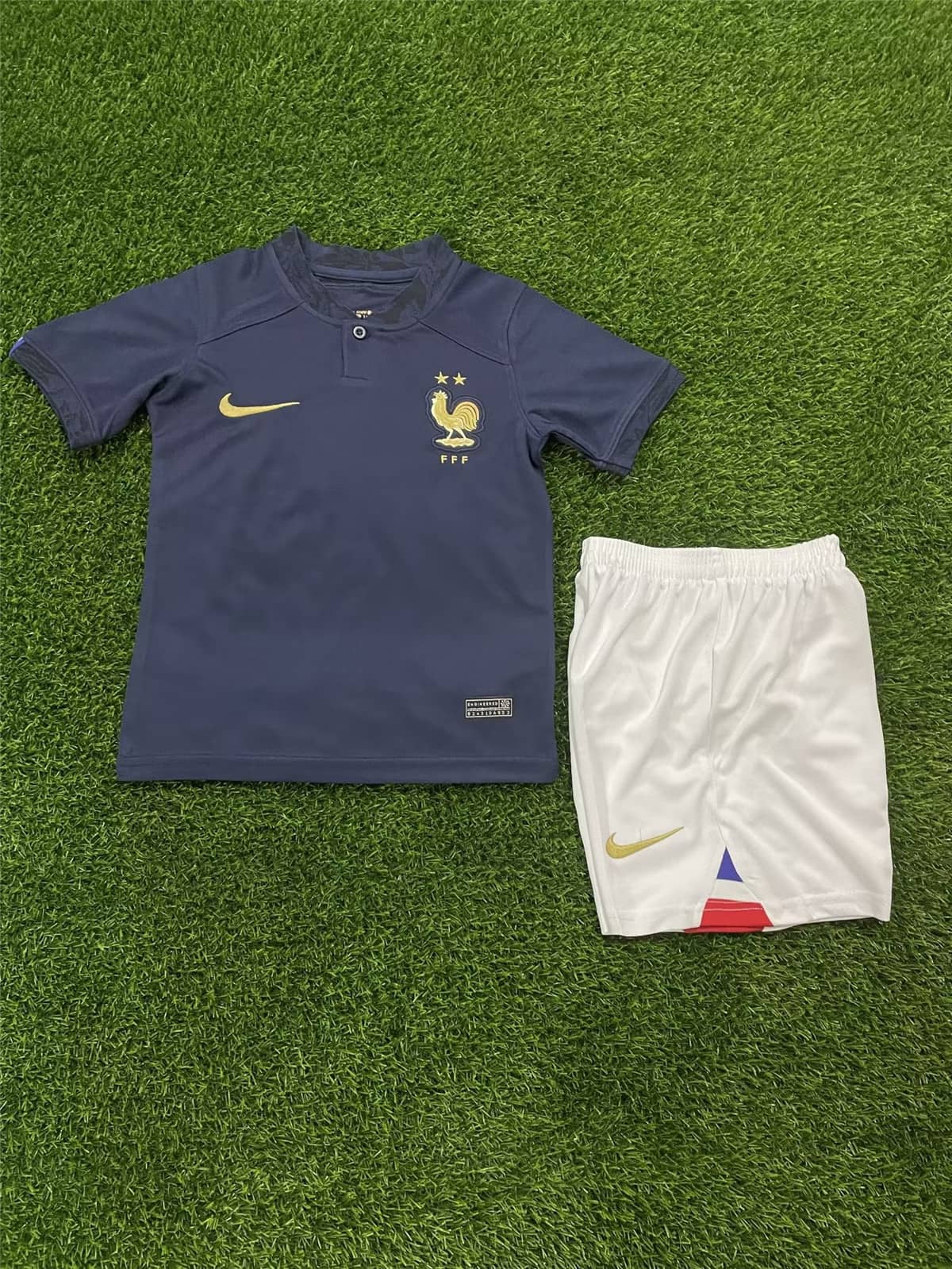Kids France Home Jersey FIFA World Cup Qatar 2022