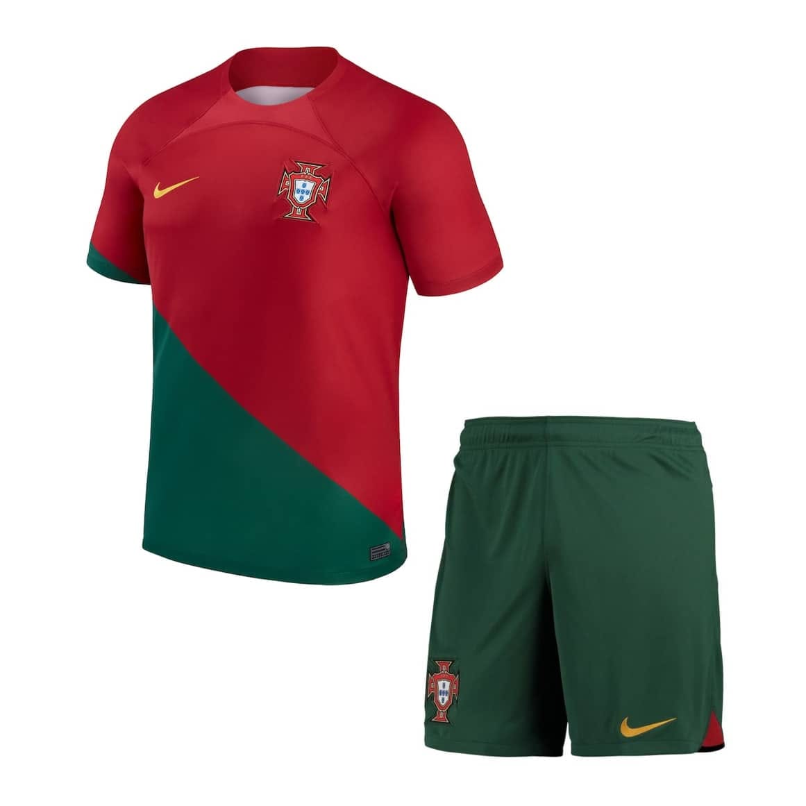 Kids Portugal Home Jersey FIFA World Cup Qatar 2022