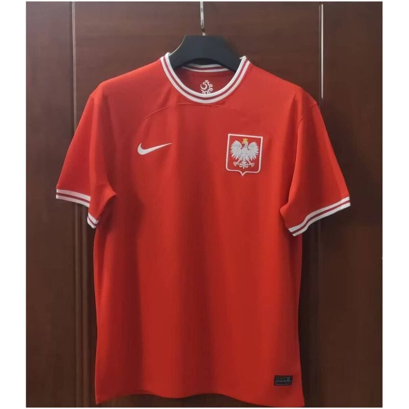 Mens Poland Away Jersey FIFA World Cup Qatar 2022