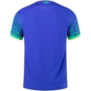 Mens Brazil Away Vapor Match Authentic Jersey FIFA World Cup Qatar 2022 – Match