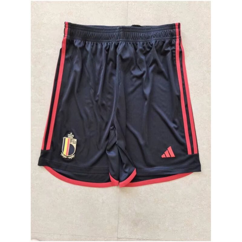 Mens Belgium Home Shorts FIFA World Cup Qatar 2022