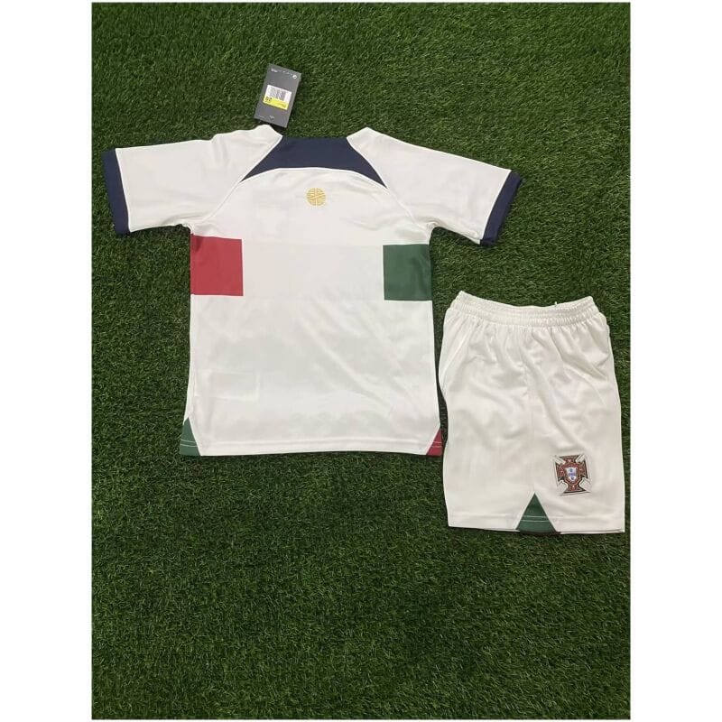 Kids Portugal Away Jersey FIFA World Cup Qatar 2022