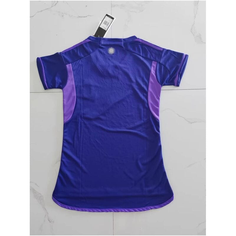 Womens Argentina Away Jersey FIFA World Cup Qatar 2022??3 stars??