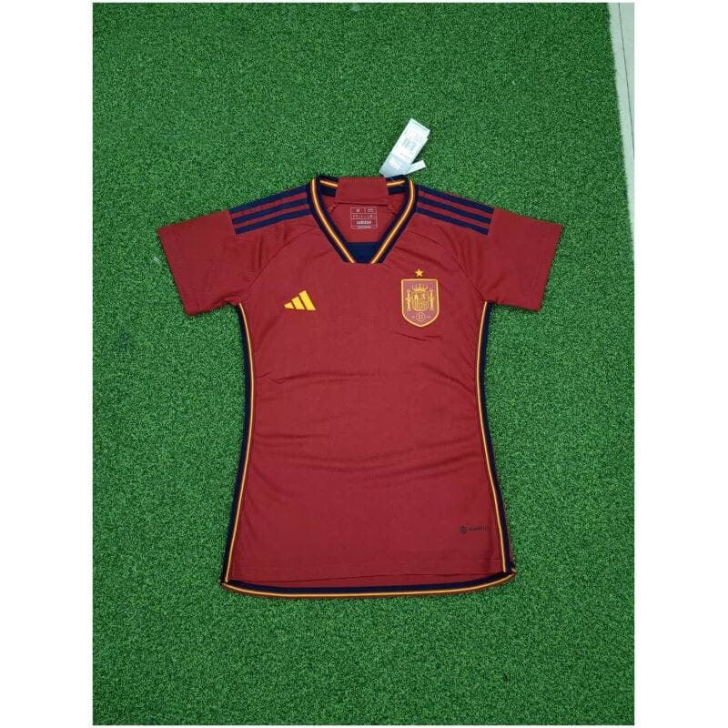 Womens Spain Home Jersey FIFA World Cup Qatar 2022