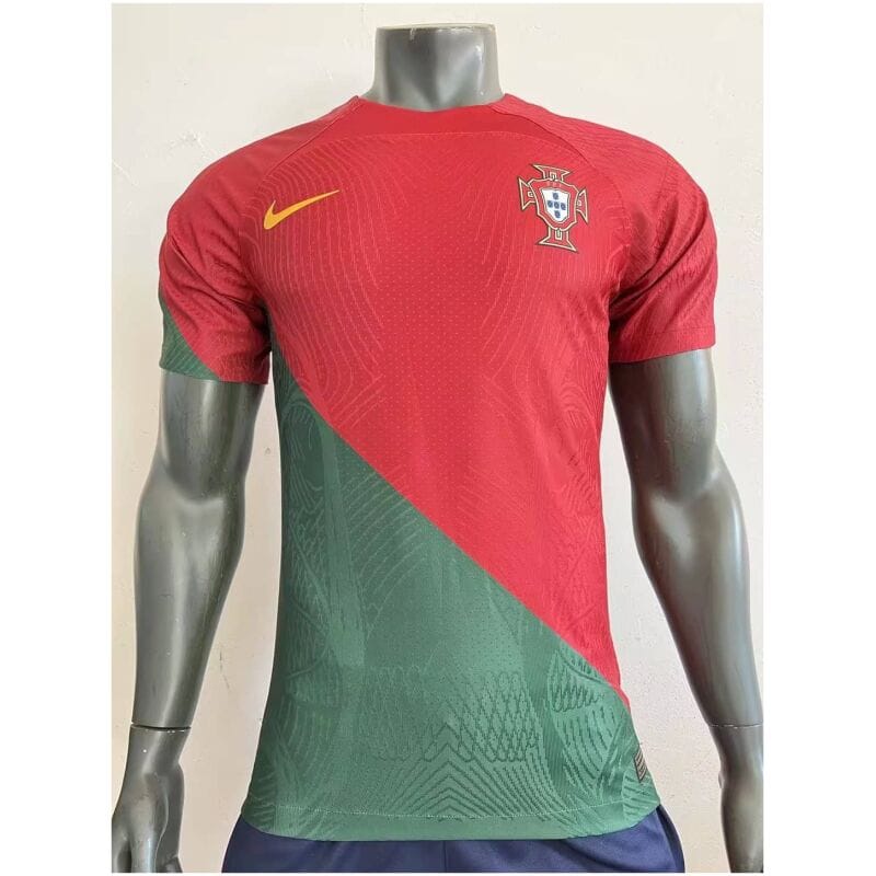 Mens Portugal Home Vapor Match Authentic Jersey FIFA World Cup Qatar 2022 – Match