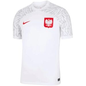 Mens Poland Home Jersey FIFA World Cup Qatar 2022
