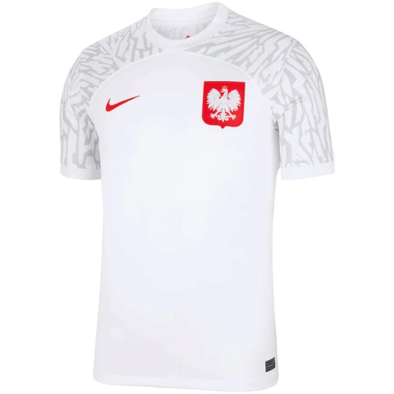 Mens Poland Home Jersey FIFA World Cup Qatar 2022
