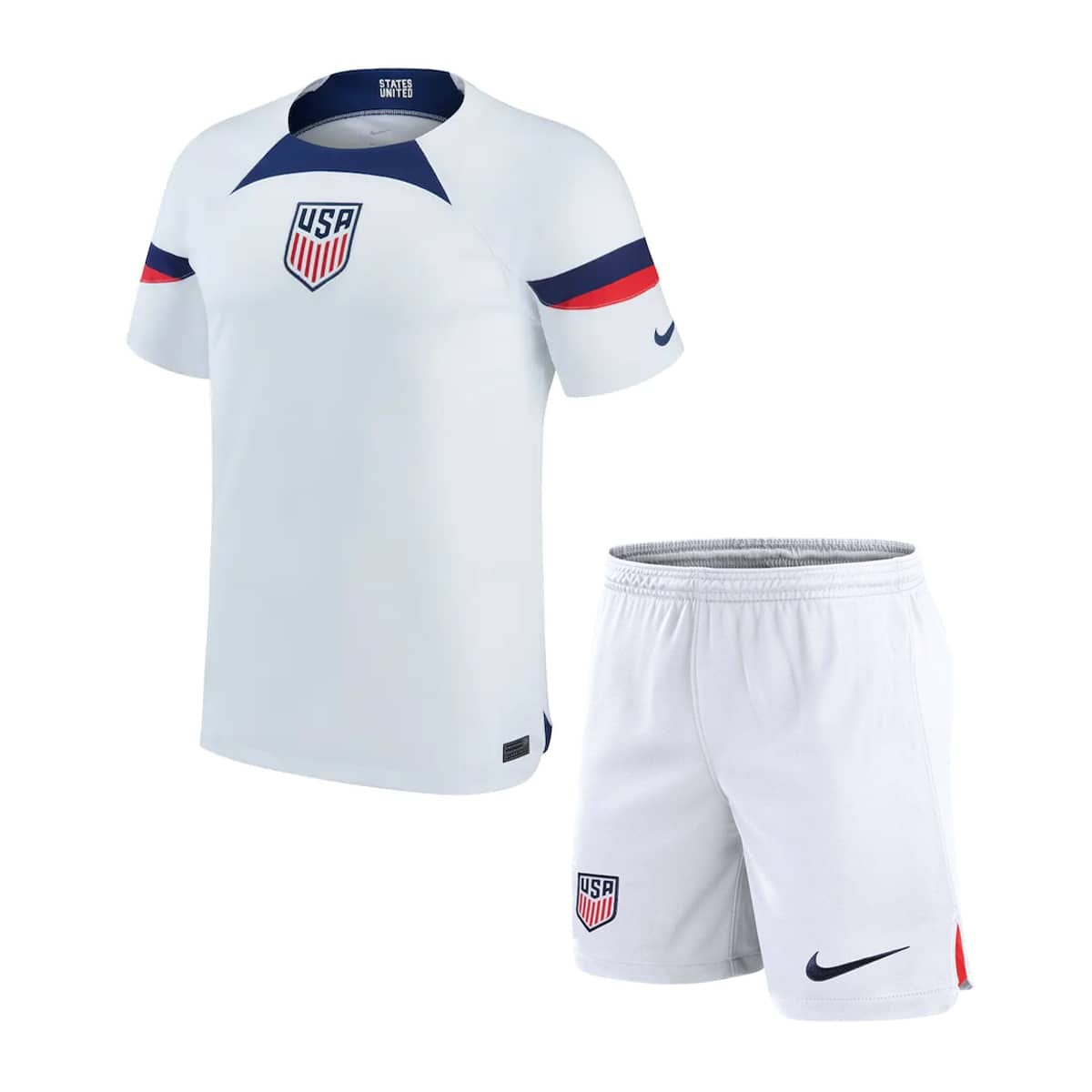 Kids USA Home Jersey FIFA World Cup Qatar 2022