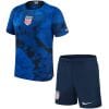 Kids USA  Away Jersey FIFA World Cup Qatar 2022
