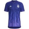 Mens Argentina Away Authentic Jersey FIFA World Cup Qatar 2022 - Match??3 stars??