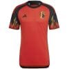 Mens Belgium Home Authentic Jersey FIFA World Cup Qatar 2022 - Match