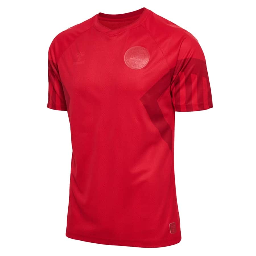 Mens Denmark Home Jersey FIFA World Cup Qatar 2022