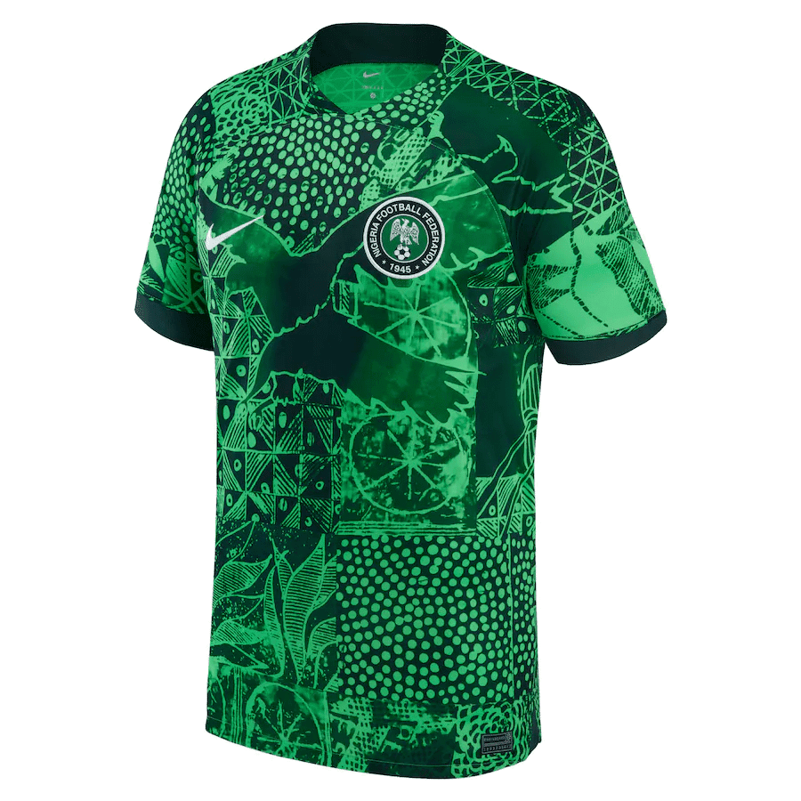Mens Nigeria Home Jersey FIFA World Cup Qatar 2022