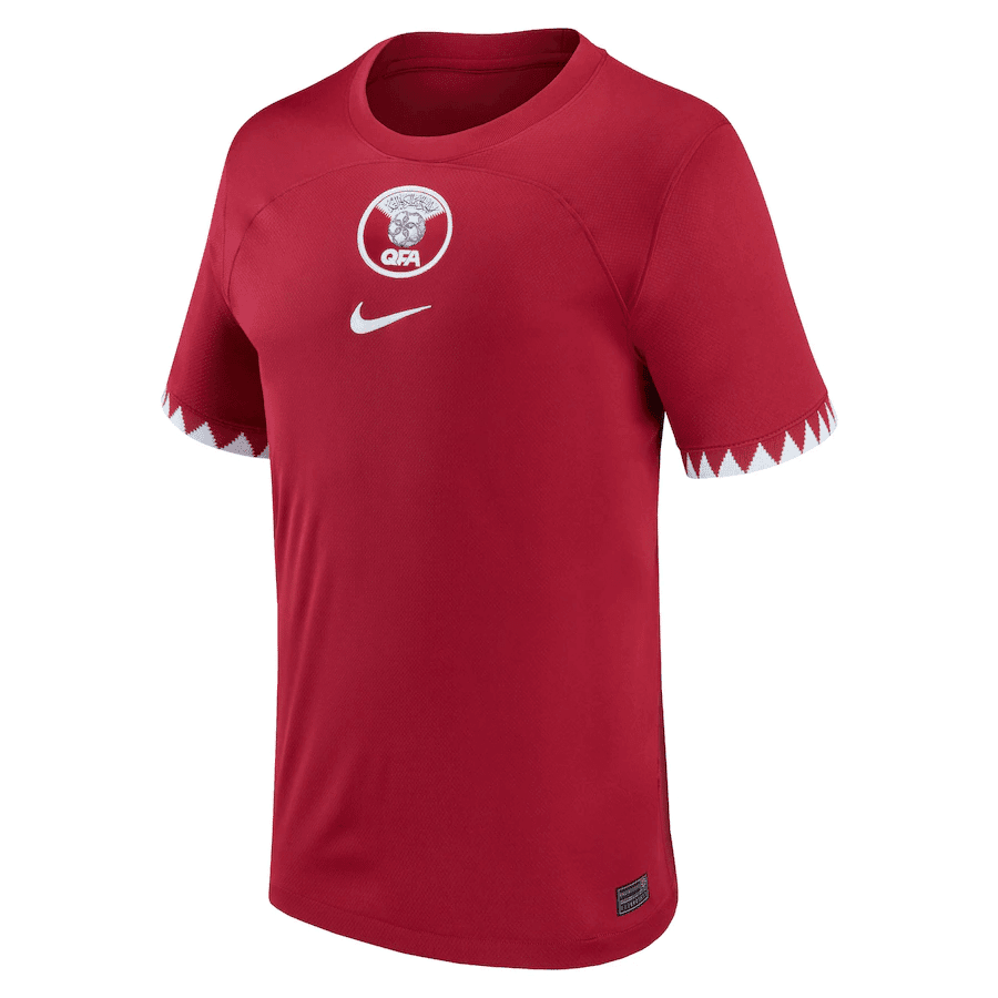 Mens Qatar Home Jersey FIFA World Cup Qatar 2022