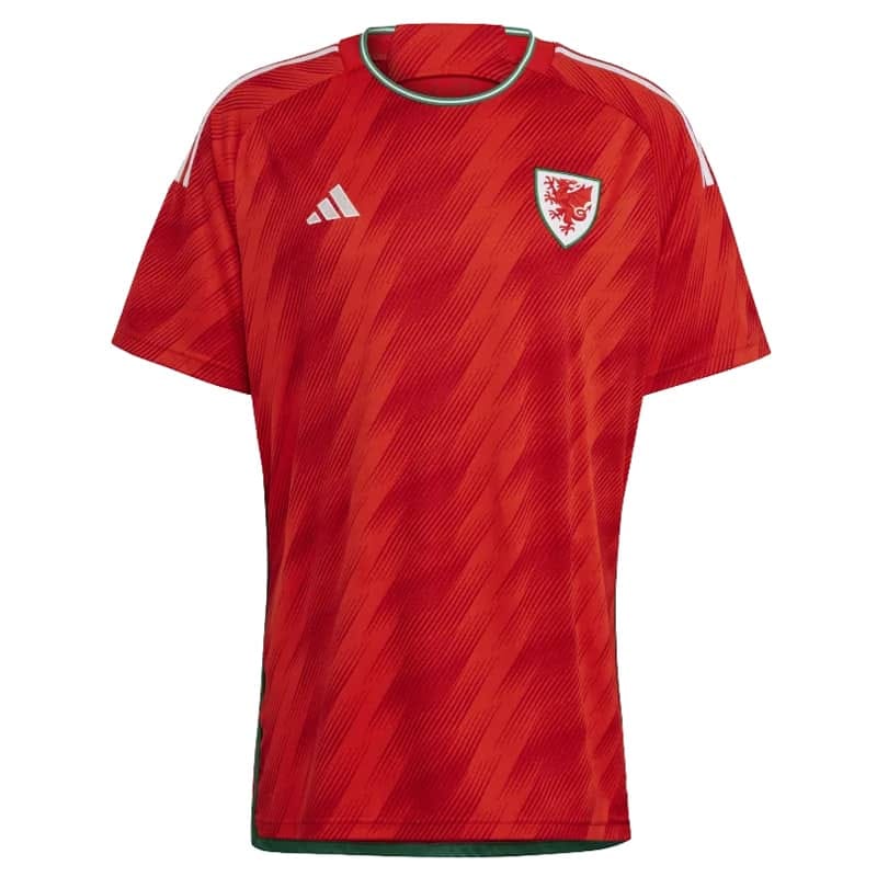 Mens Wales Home Jersey FIFA World Cup Qatar 2022