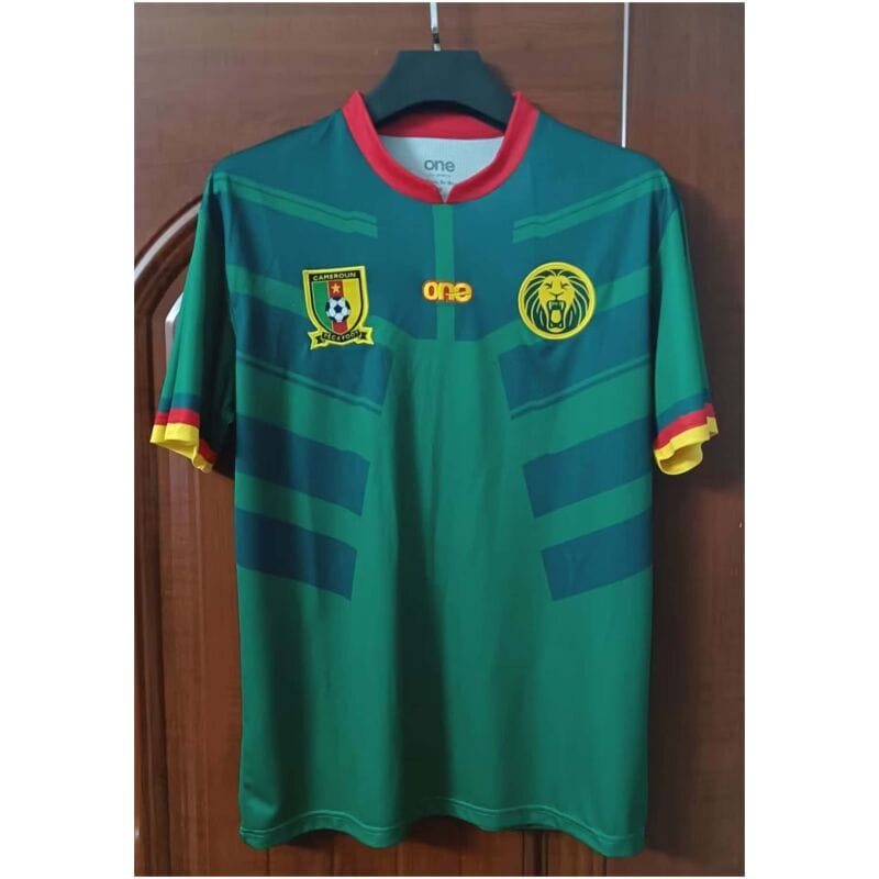 Mens Cameroun Home Jersey FIFA World Cup Qatar 2022