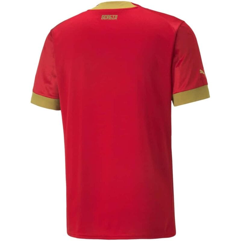 Mens Serbia Home Jersey FIFA World Cup Qatar 2022