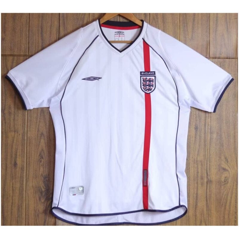Mens England Retro Home Jersey 2002