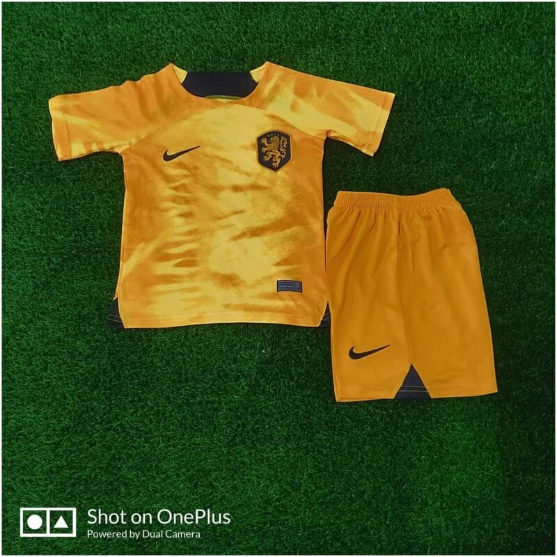 Kinder Niederlande Heimtrikot FIFA Fussball-Weltmeisterschaft Katar 2022