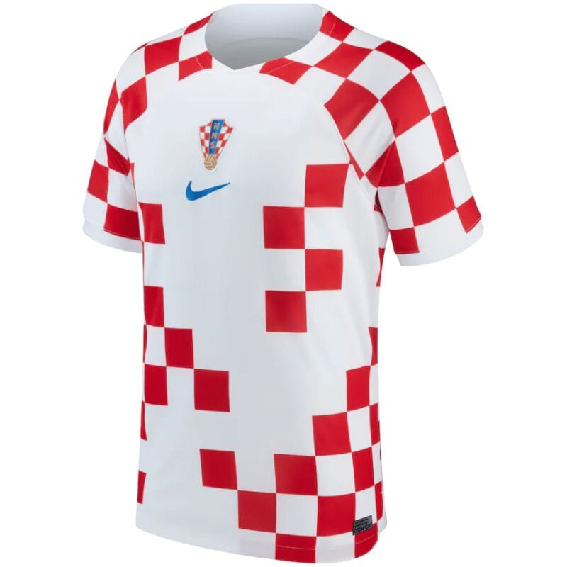 Mens Croatia Home Jersey FIFA World Cup Qatar 2022