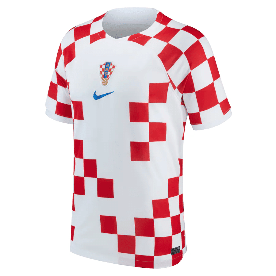 Mens Croatia Home Jersey FIFA World Cup Qatar 2022