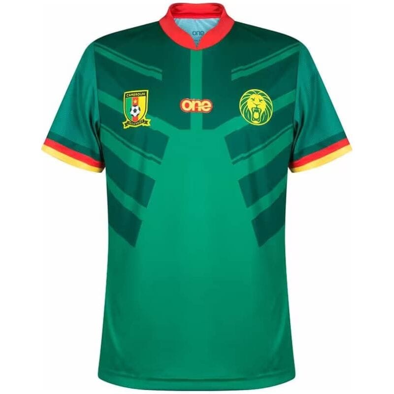 Mens Cameroun Home Jersey FIFA World Cup Qatar 2022