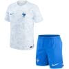 Kids France Away Jersey FIFA World Cup Qatar 2022