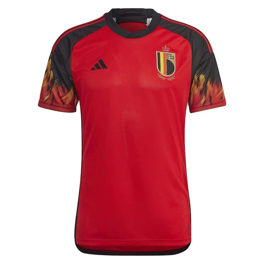 Mens Belgium Home Jersey FIFA World Cup Qatar 2022